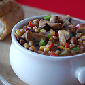 Mexican Mushroom Chili with Beans and Barley
