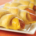 Cheesy Hot Dog Crescents